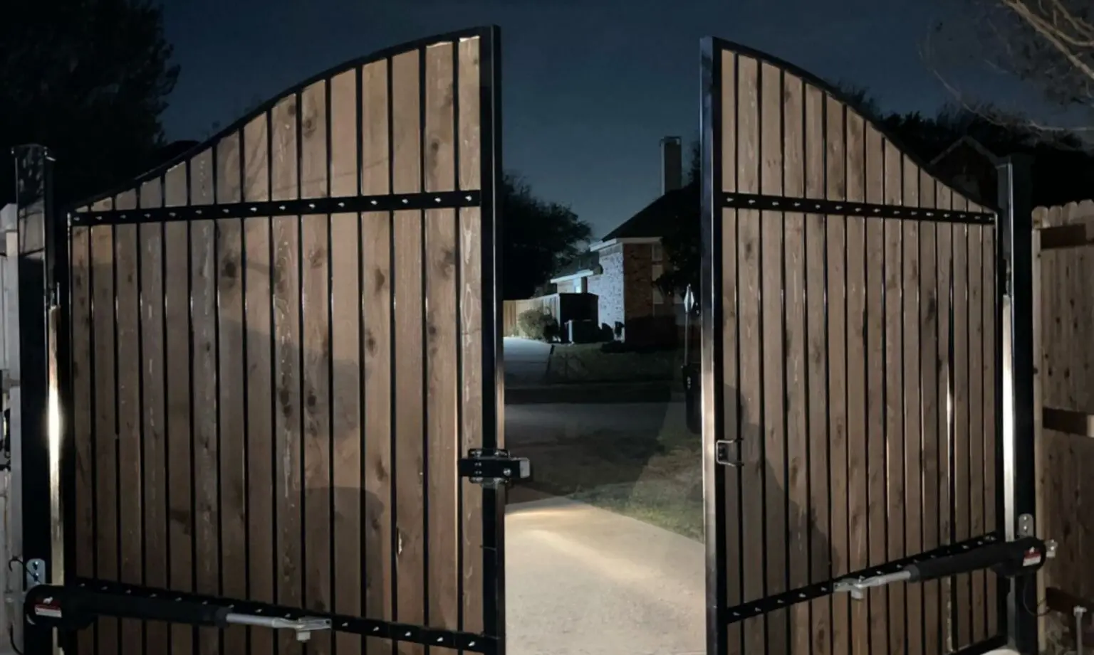 Custom Wood Sliding/Swing Gates